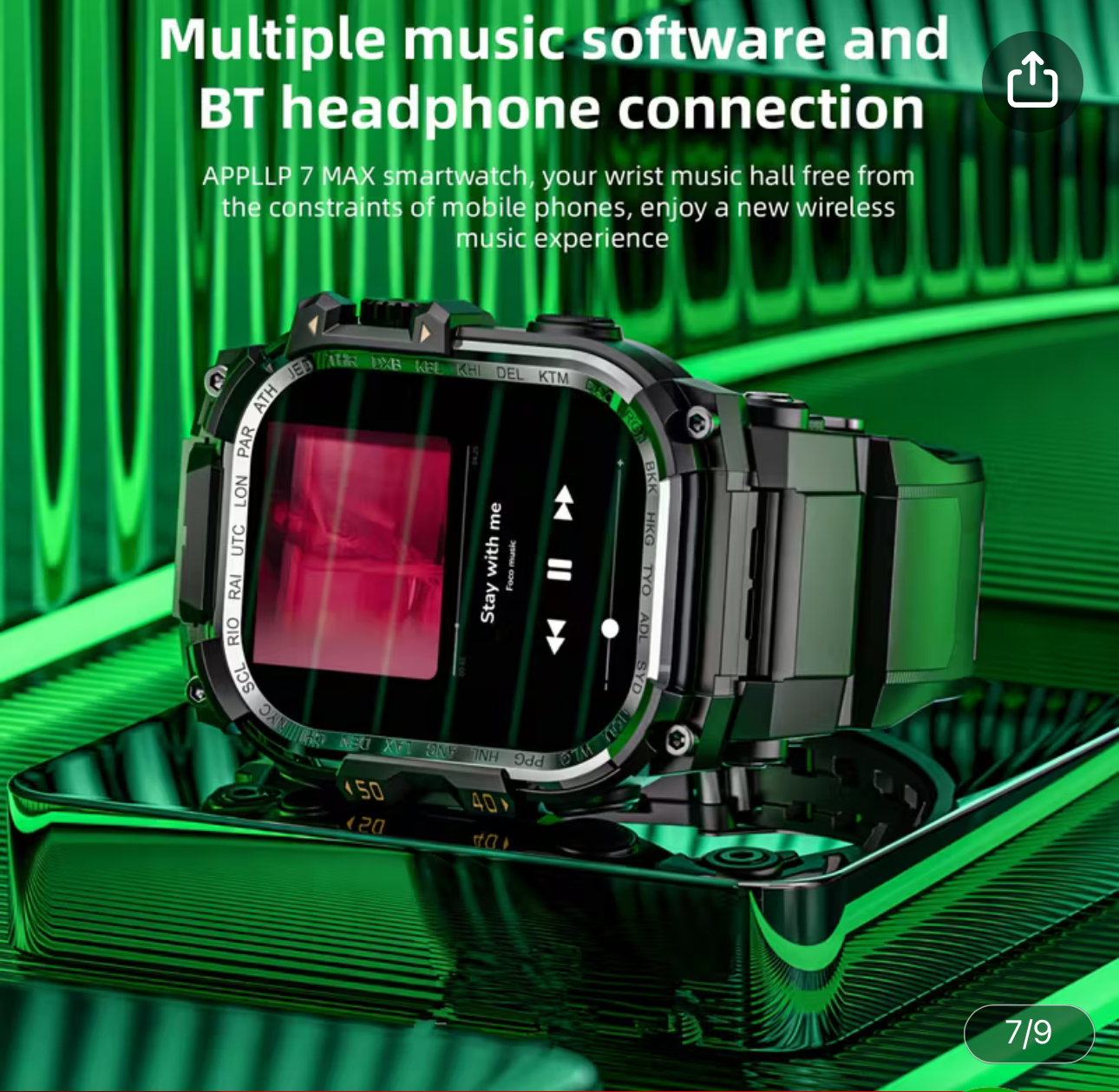 Apple / Android Smart Watch Phone Outdoor SIM Card Smart Watch with Square Amoled Touch Screen Rotating Camera Fitness Tracker Multi-Sport Mode, Smartwatch for Men, Workout Companion, Sleek Smartwatch Design, Modern Wearable Tech, Premium Materials, Lightweight Wearable, Android Wearable, Smart Watch Men, Smart Watch For Men Android Phone, Smart Watch For Android Phone, Smart Watch For Women, Smart Watche For Men, Watche Smart Watch, Watche For Women - Image 4